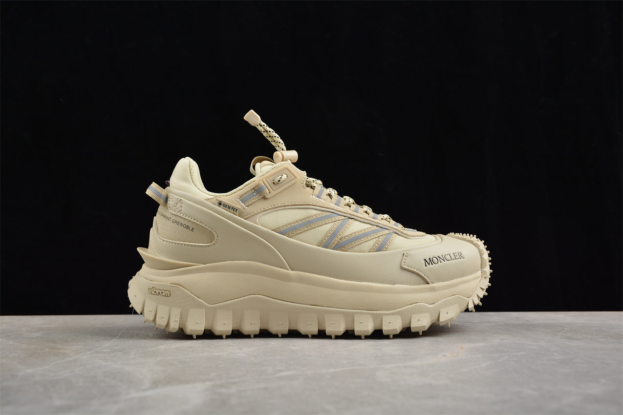 Moncler Trailgrip GT Slip Resistant Waterproof Low Top Outdoor Shoes Beige - Best Reps Website 2025