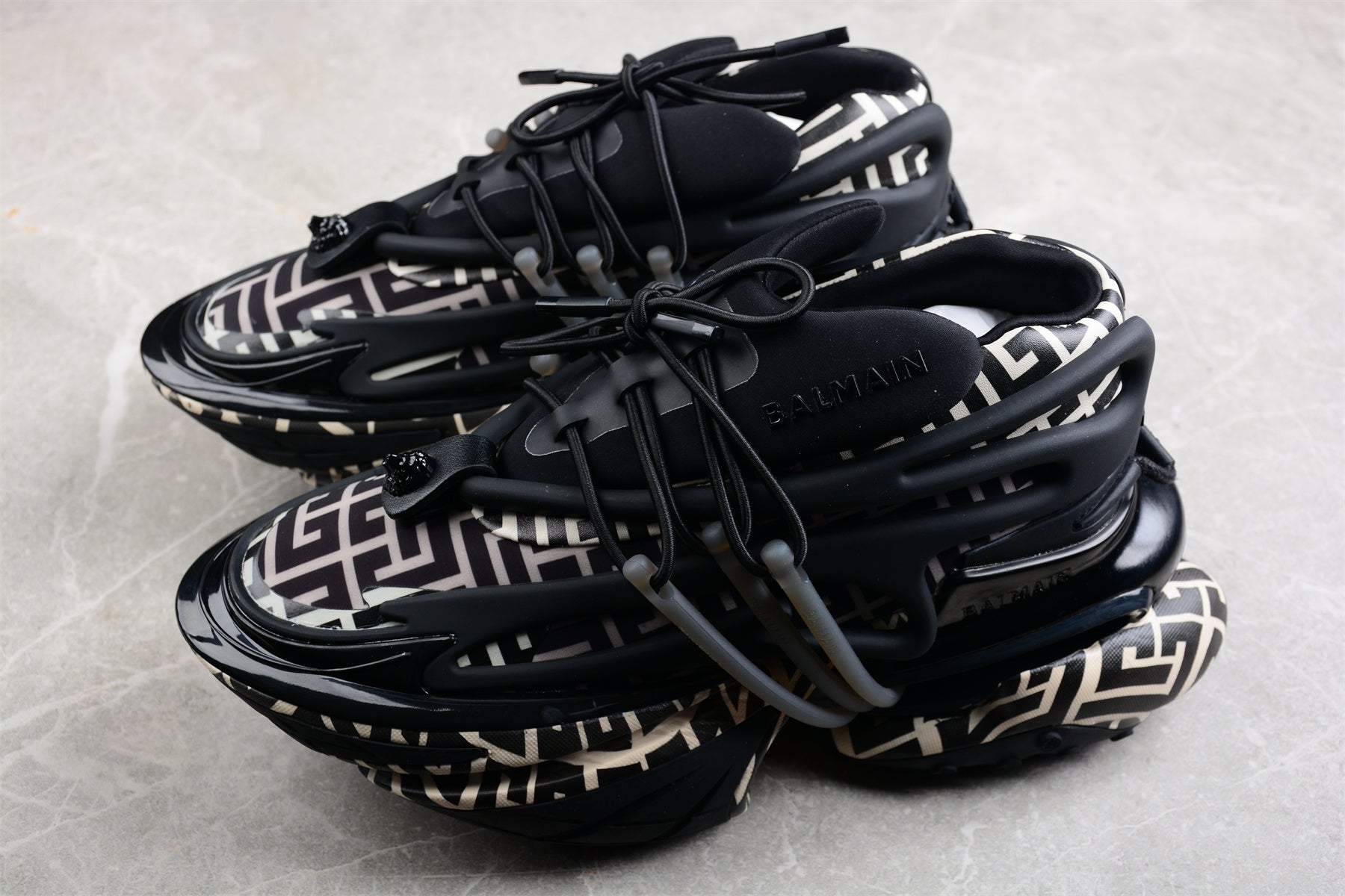 Balmain Unicorn Sneakers in Black – Neoprene &amp; Leather - Best Reps Website 2025