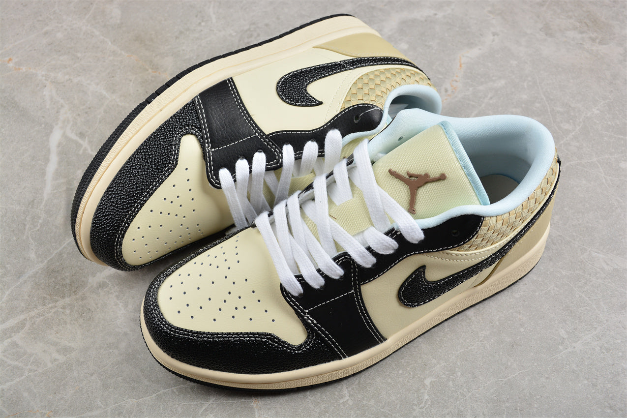 Air Jordan 1 Low "Coconut Milk Black - Best Reps Website 2025