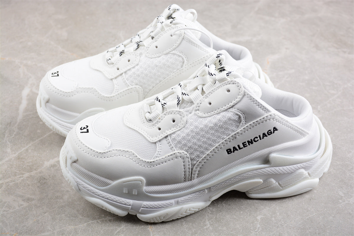 Balenciaga Triple S Mule "All White" - Best Reps Website 2025