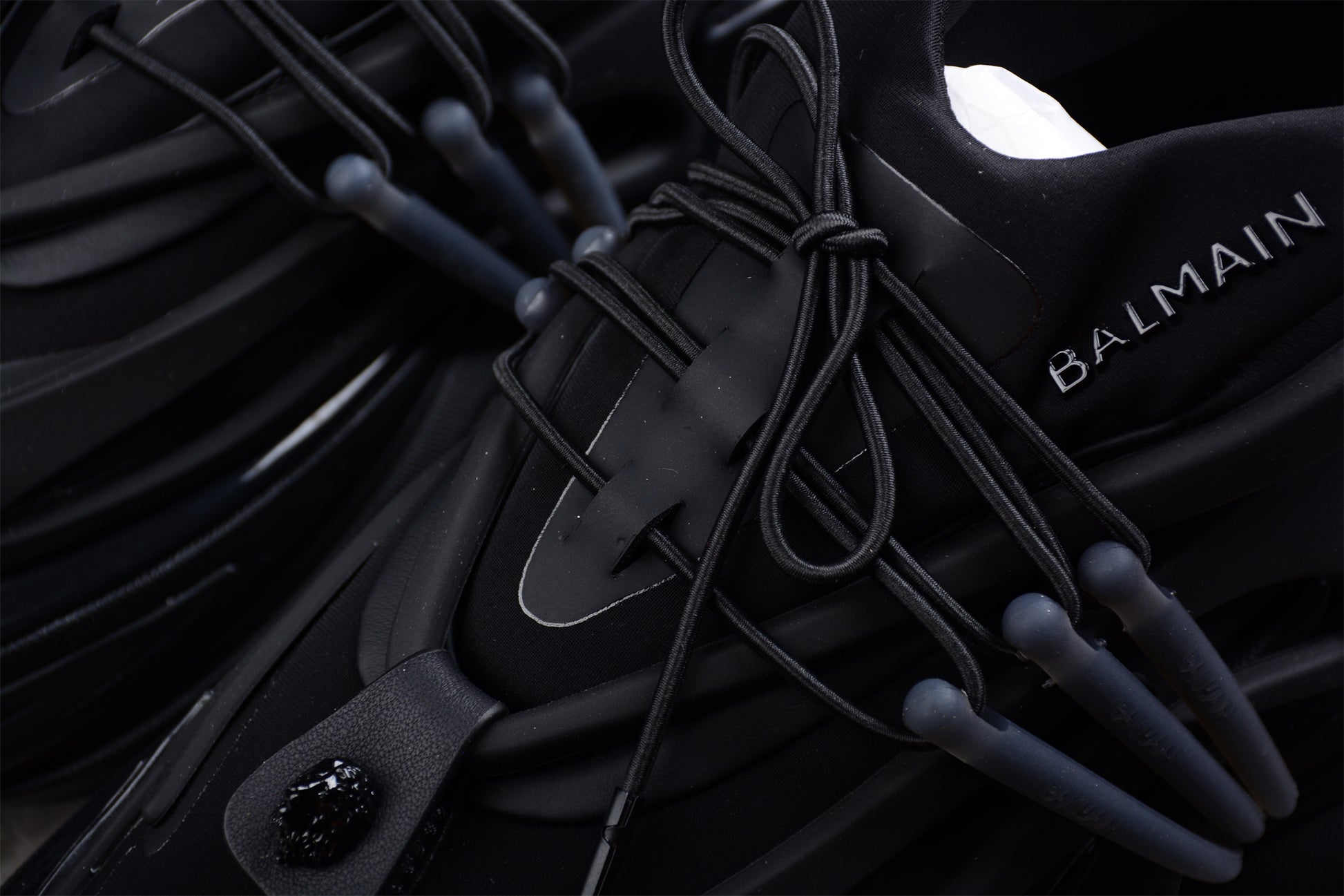 Balmain Unicorn Low-Top Sneakers in All Black – Neoprene &amp; Leather - Best Reps Website 2025