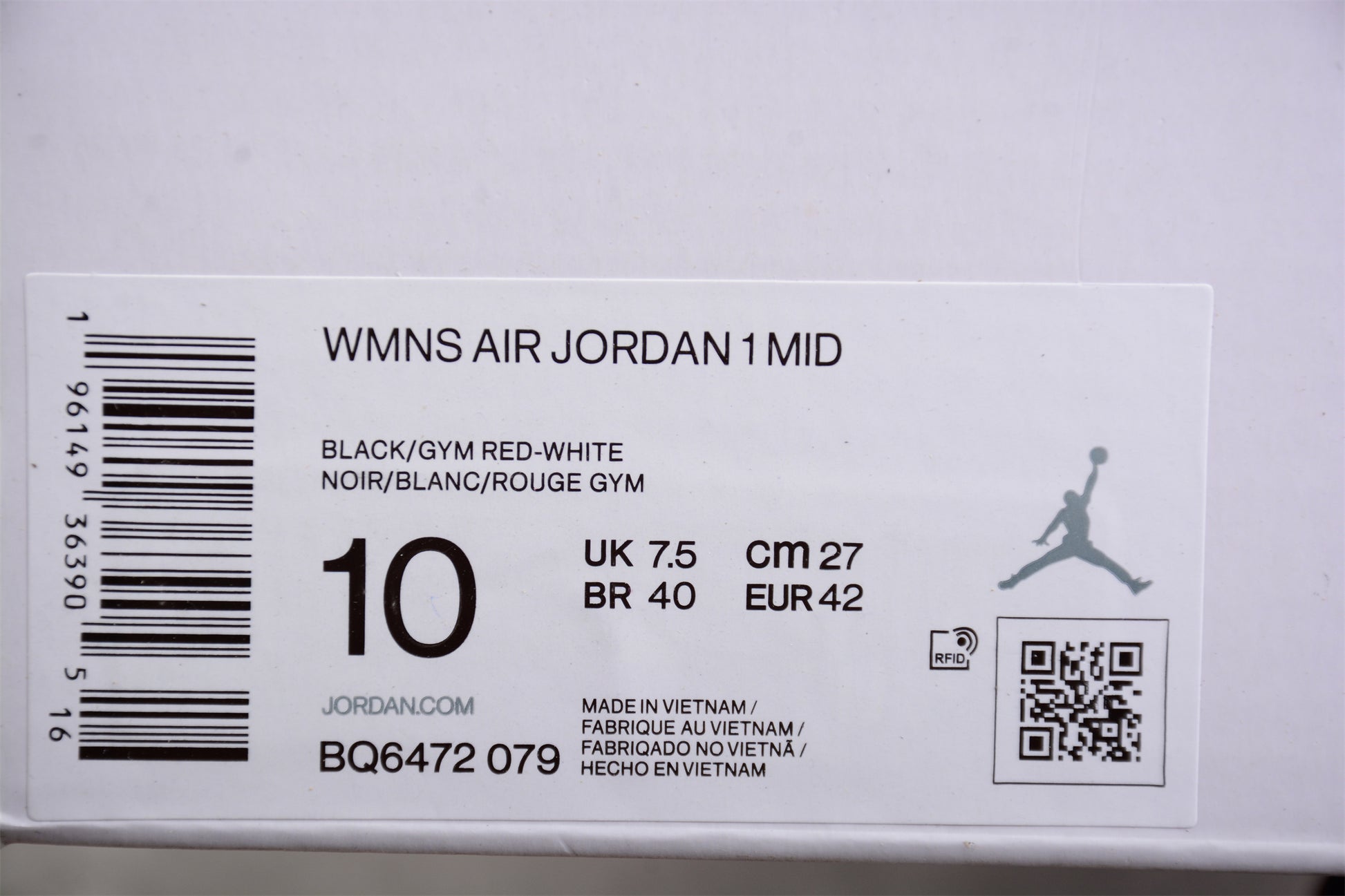 Air Jordan 1 Mid "Alternate Bred Toe" - Best Reps Website 2025