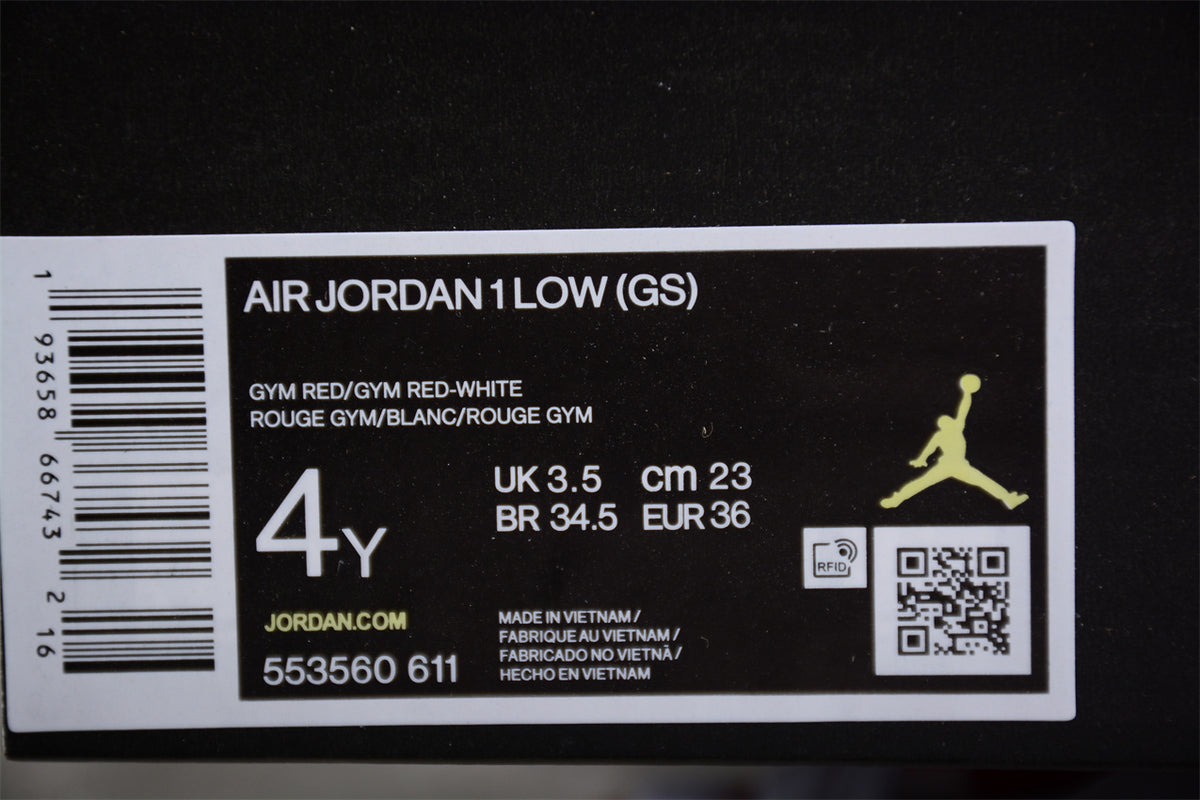 Nike Air Jordan 1 Low "Gym Red" - Best Reps Website 2025