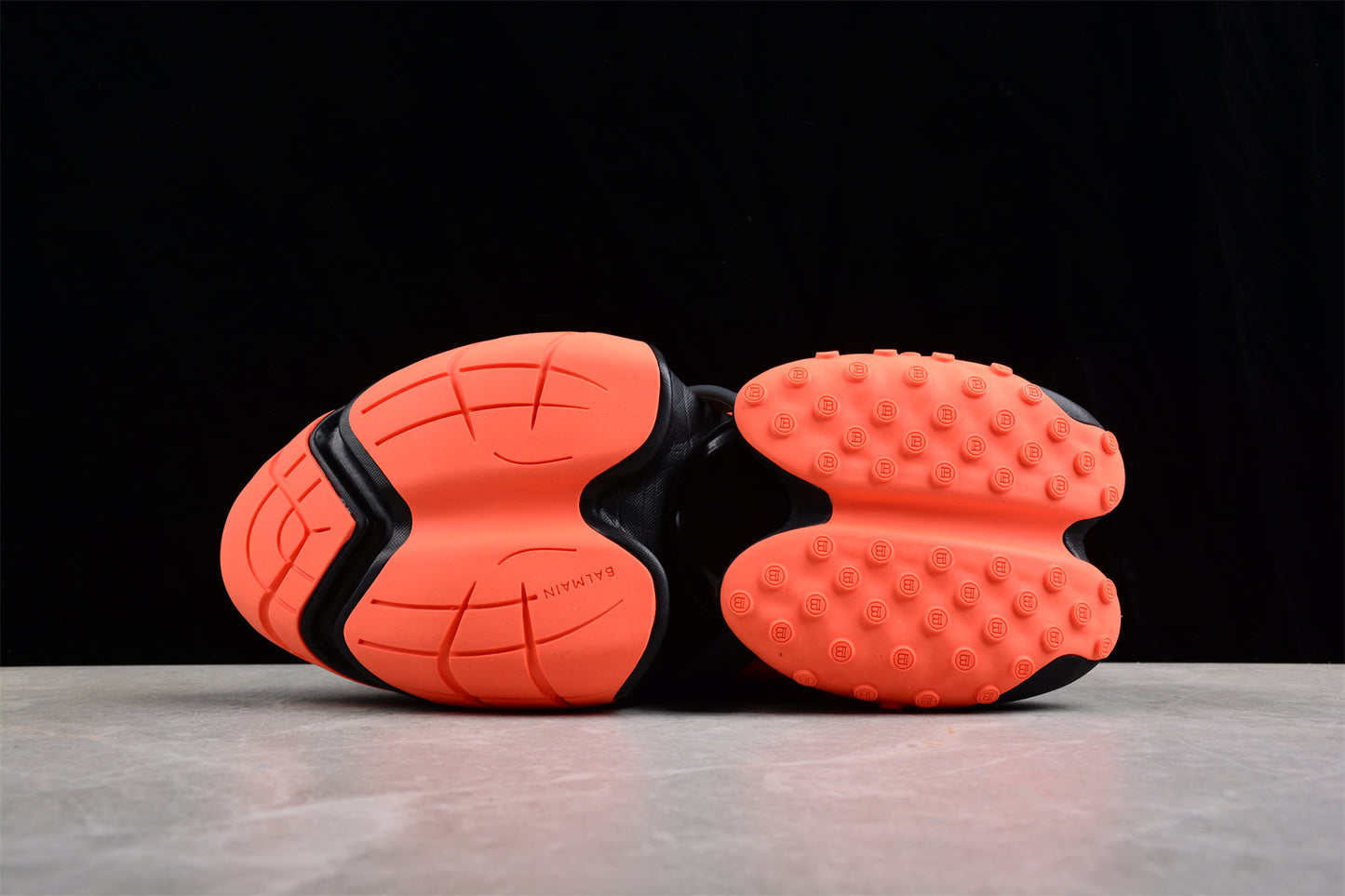 Balmain Unicorn Sneakers in Black/Orange – Neoprene &amp; Leather - Best Reps Website 2025