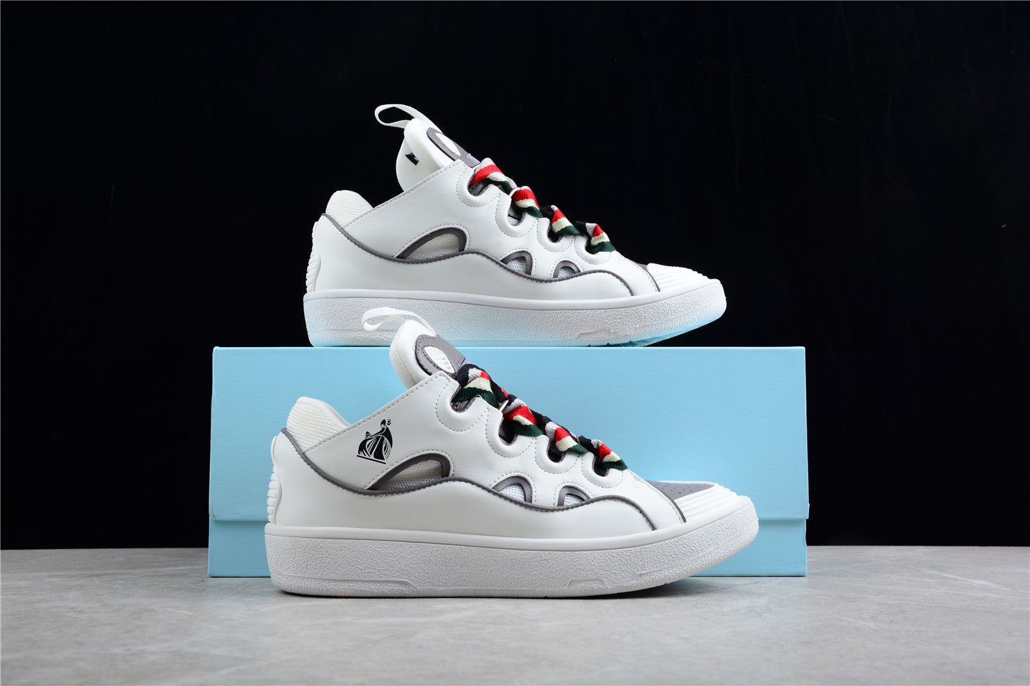 Lanvin Leather Curb 'White Multi' - Best Reps Website 2025