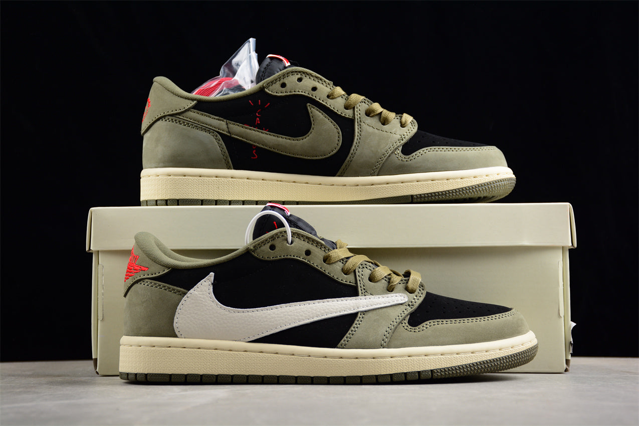 Jordan 1 Low Travis Scott "Dark Olive" - Best Reps Website 2025