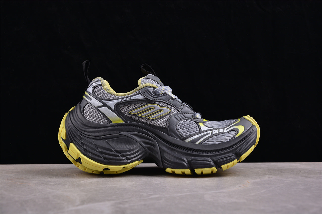 Balenciaga 10XL Sneakers in Grey/Fluorescent Yellow - Best Reps Website 2025