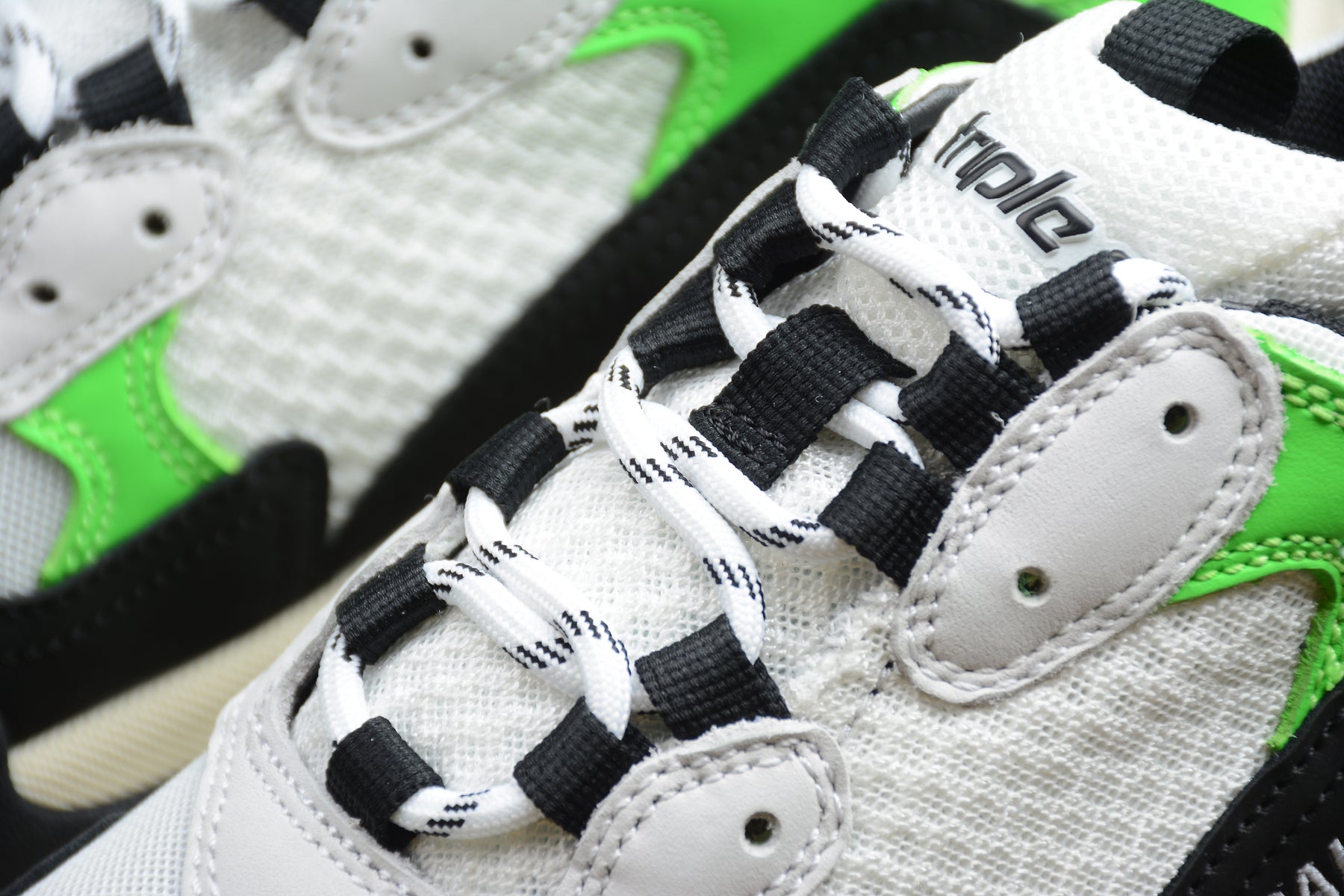 Balenciaga Triple S Sneaker 'White Green Fluo' - Best Reps Website 2025