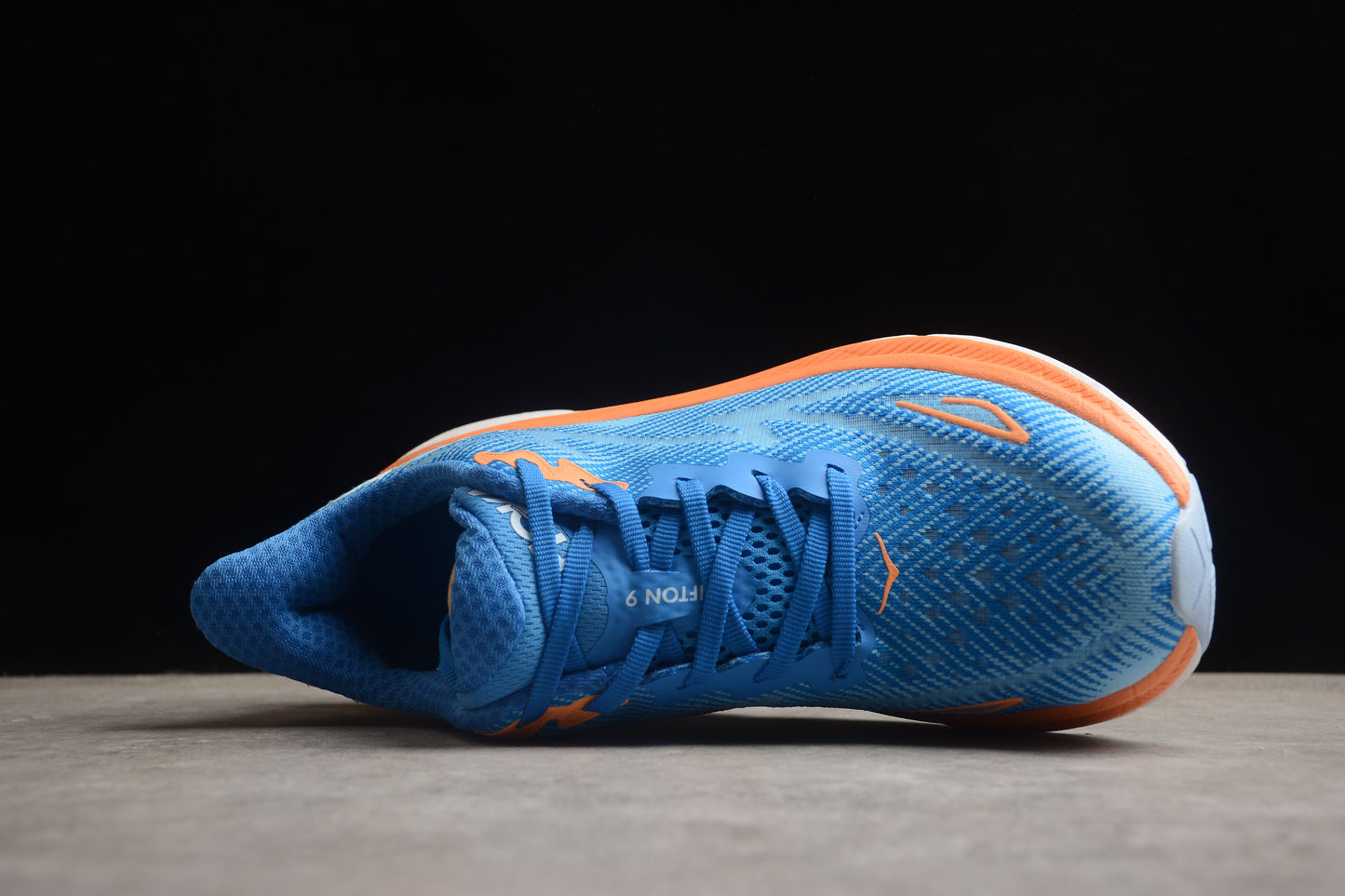 HOKA Clifton 9 in Blue/Orange - Best Reps Website 2025