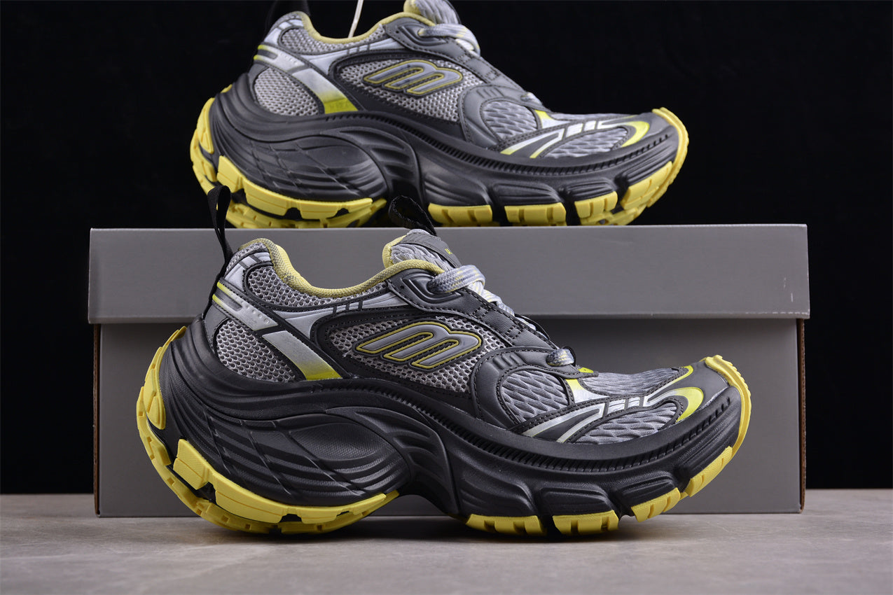 Balenciaga 10XL Sneakers in Grey/Fluorescent Yellow - Best Reps Website 2025