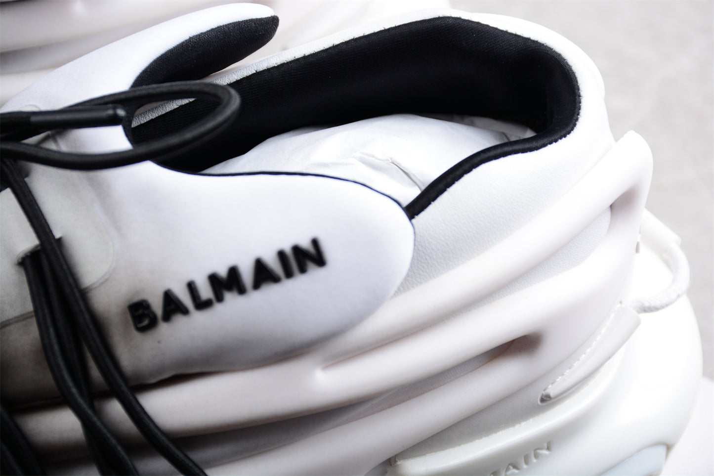 Balmain Unicorn Sneakers in White Gradient – Neoprene &amp; Leather - Best Reps Website 2025