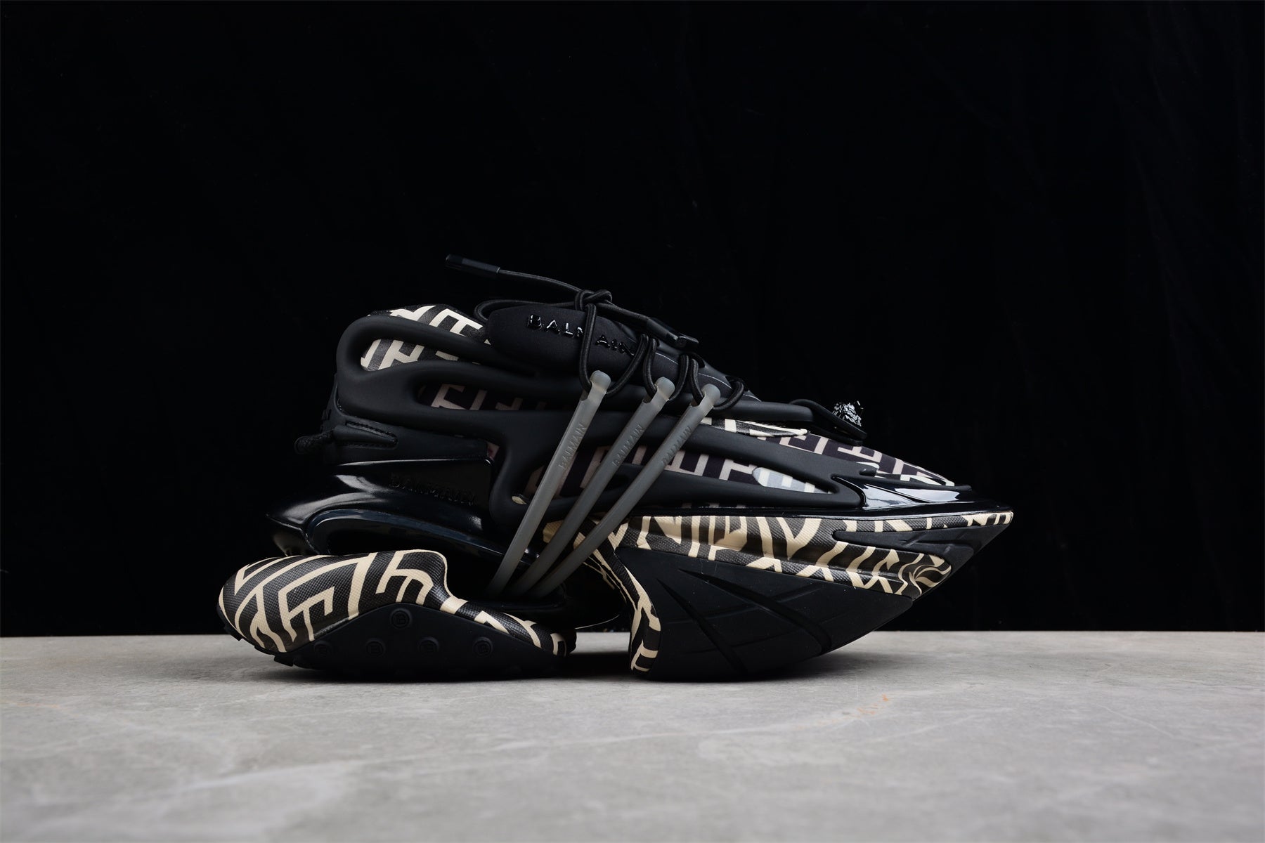 Balmain Unicorn Sneakers in Black – Neoprene &amp; Leather - Best Reps Website 2025