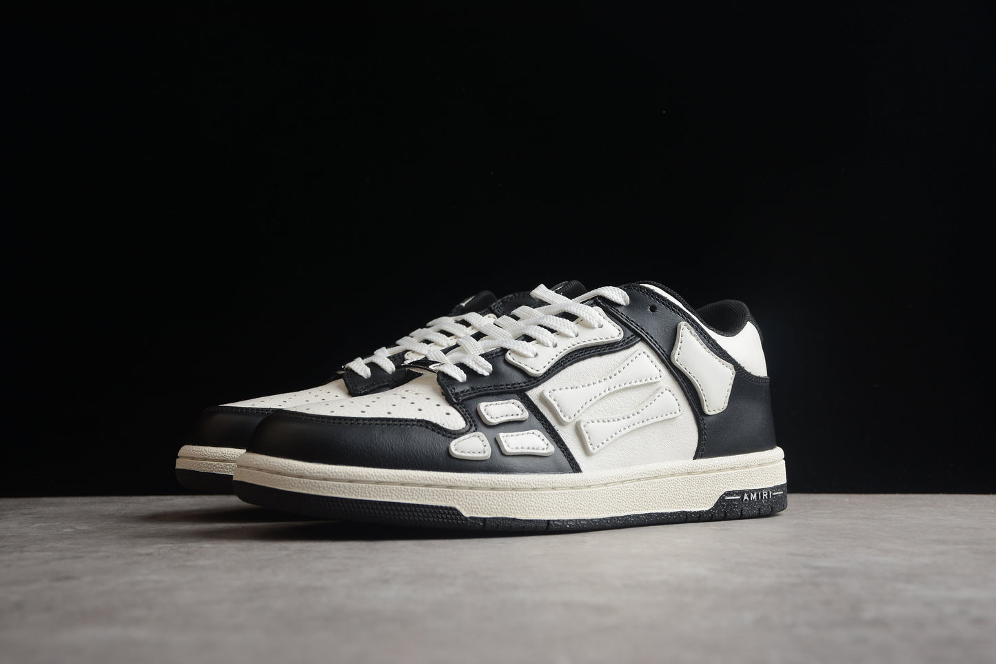  Amiri Skel Top Low 'Black White' 