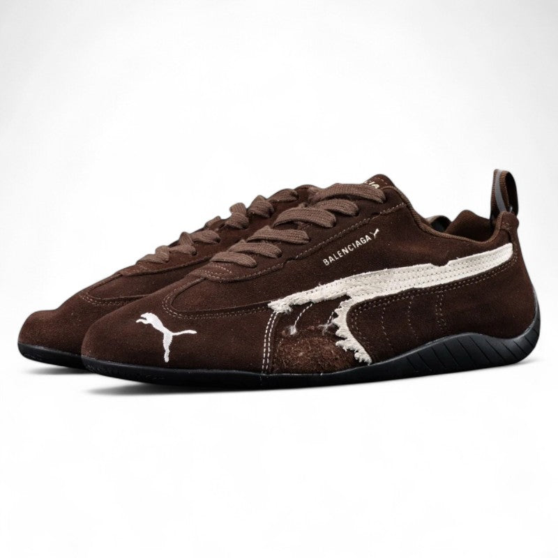 Balenciaga Speedcat Suede in Brown