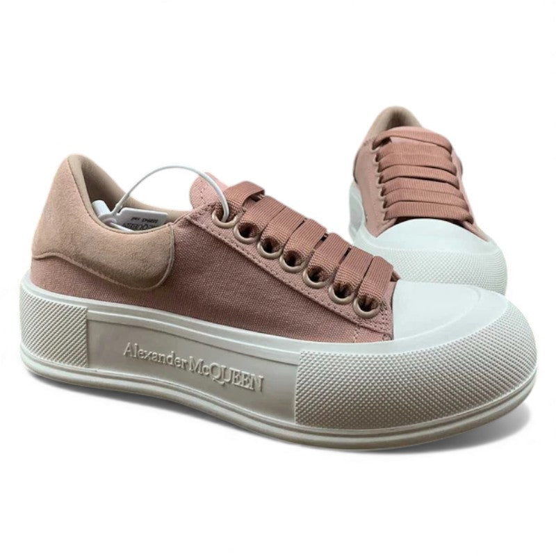 Alexander McQueen Vulcanized Low-Top Sneakers – Rose Pink