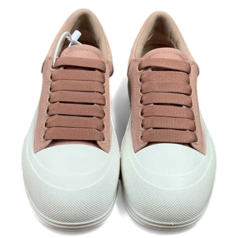 Alexander McQueen Vulcanized Low-Top Sneakers – Rose Pink