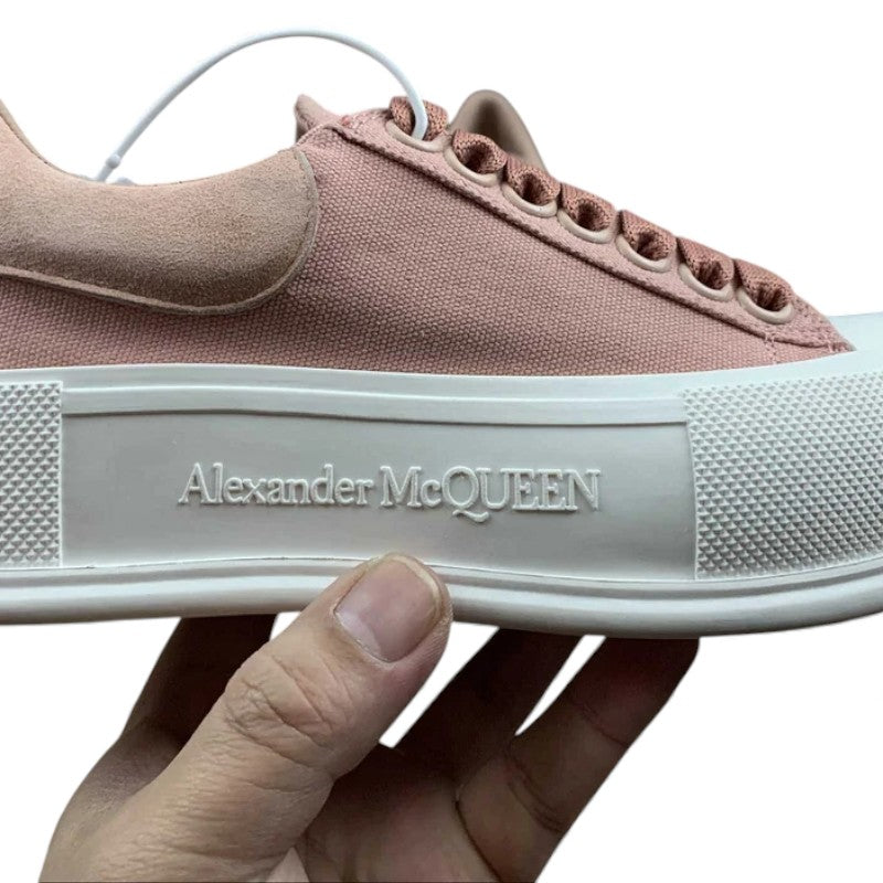 Alexander McQueen Vulcanized Low-Top Sneakers – Rose Pink