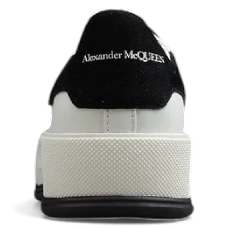 Alexander McQueen Vulcanized Low-Top Sneakers – Black &White