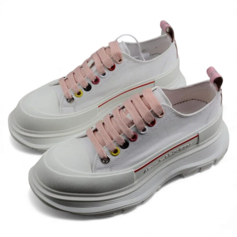 Alexander McQueen Tread Slick Low – Rainbow Eyelets Edition