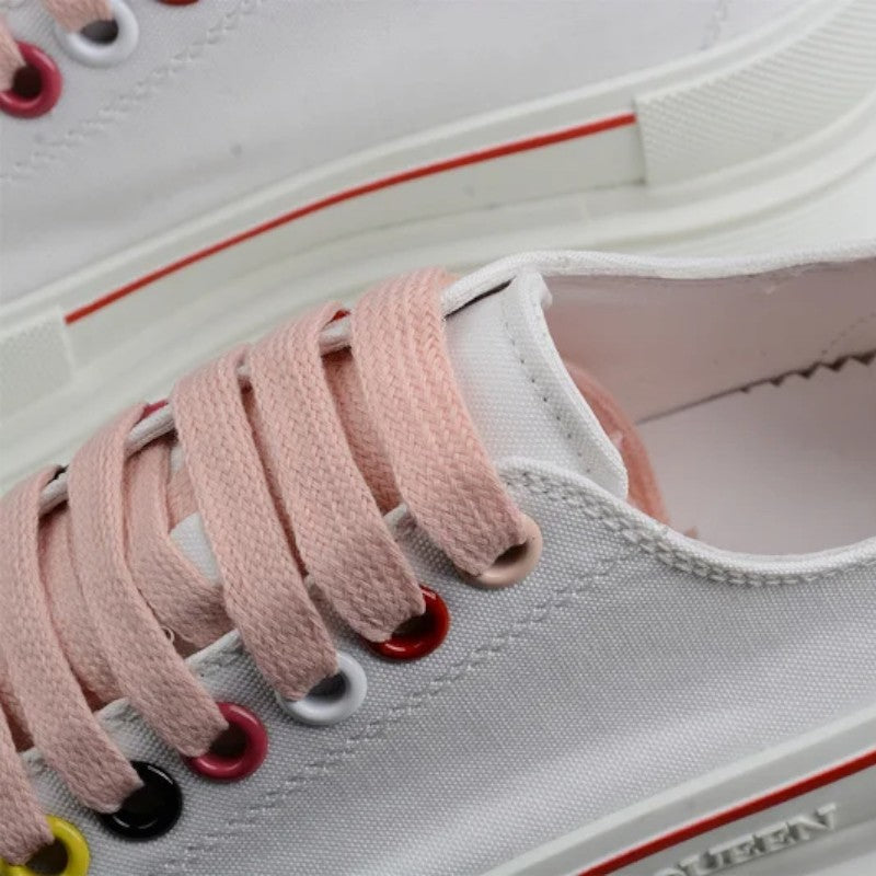 Alexander McQueen Tread Slick Low – Rainbow Eyelets Edition