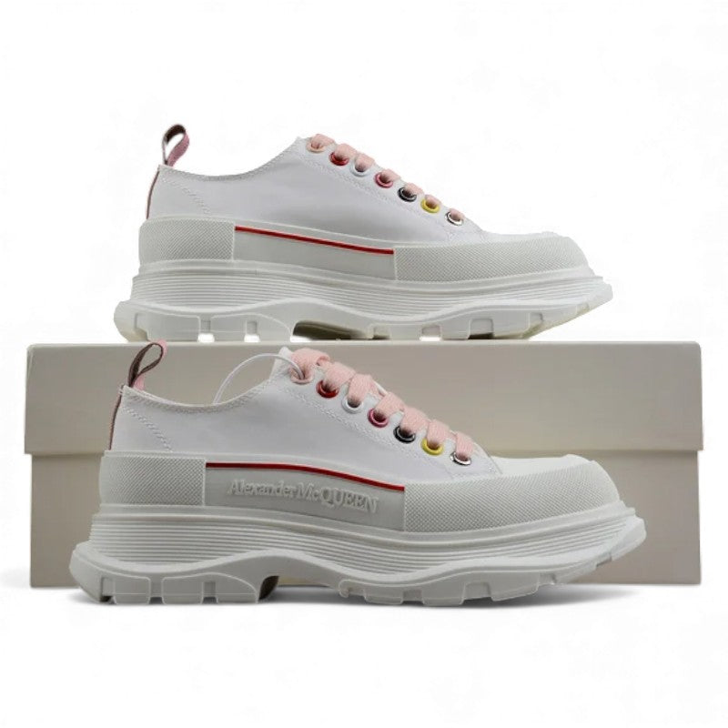 Alexander McQueen Tread Slick Low – Rainbow Eyelets Edition