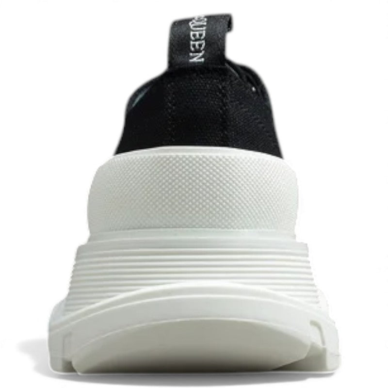 Alexander McQueen Tread Slick Low-Top Sneakers – Black/White
