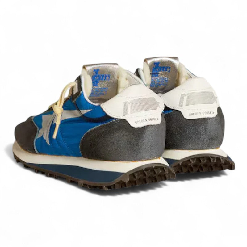 Marathon with blue nylon upper and white star