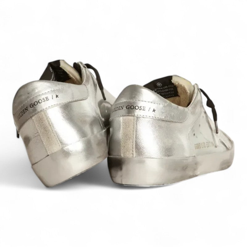 Super-Star sneakers with star and silver heel tab
